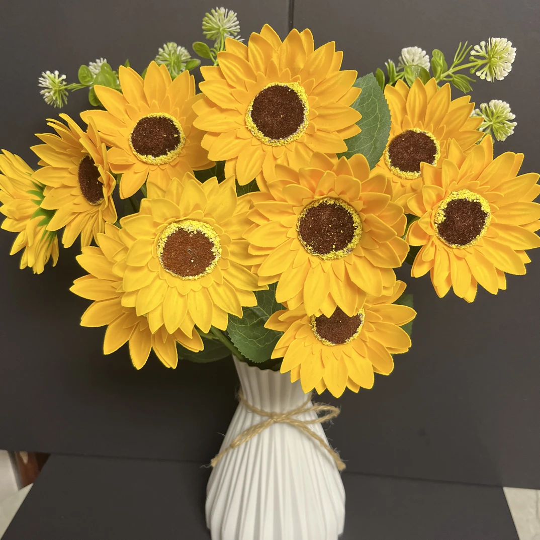 香皂花向日葵手工第一材料包适合节日生日家居摆件
