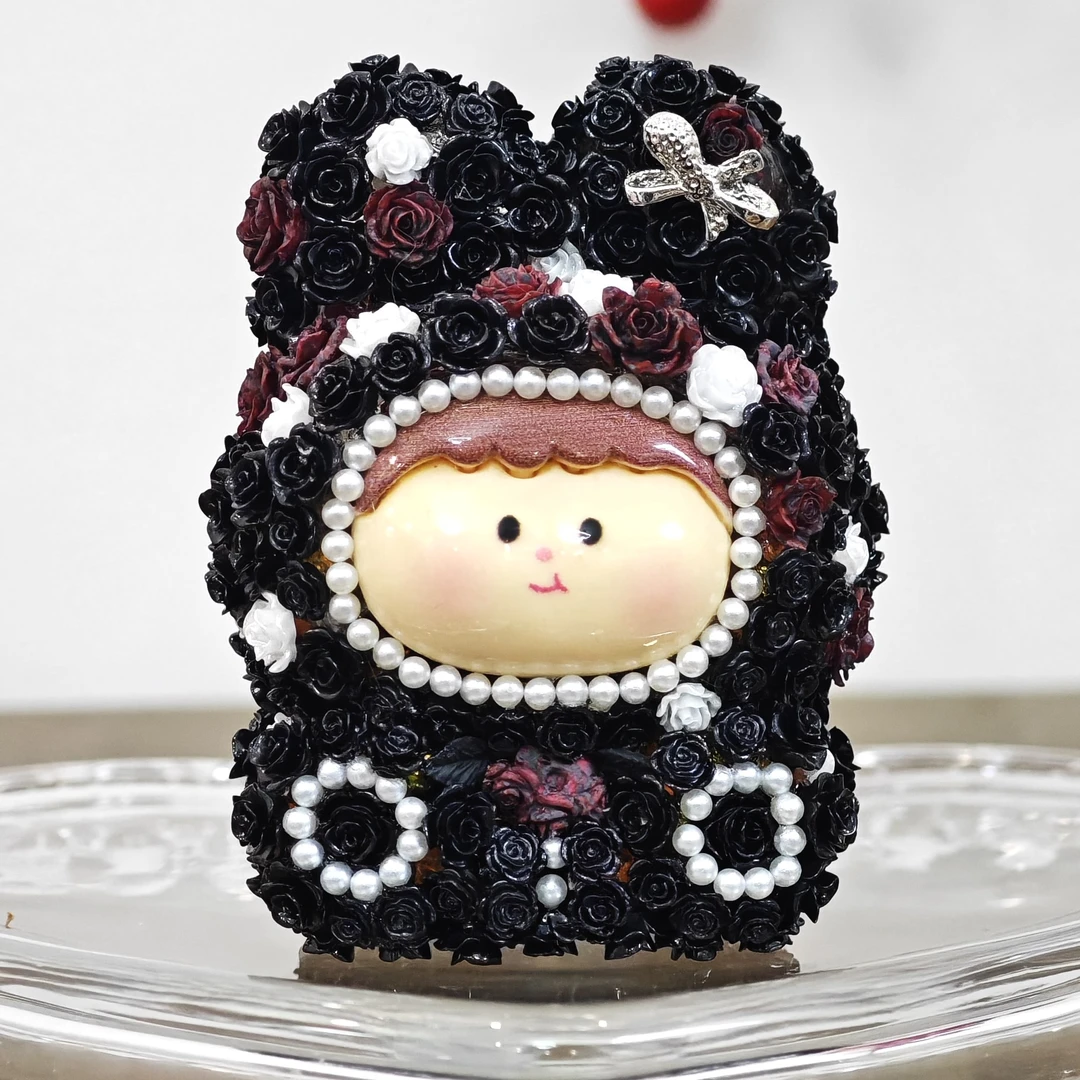 【纯手工】流沙莉莉丝/kk/塔塔贴花 摆件，手工品默认有瑕介意勿拍