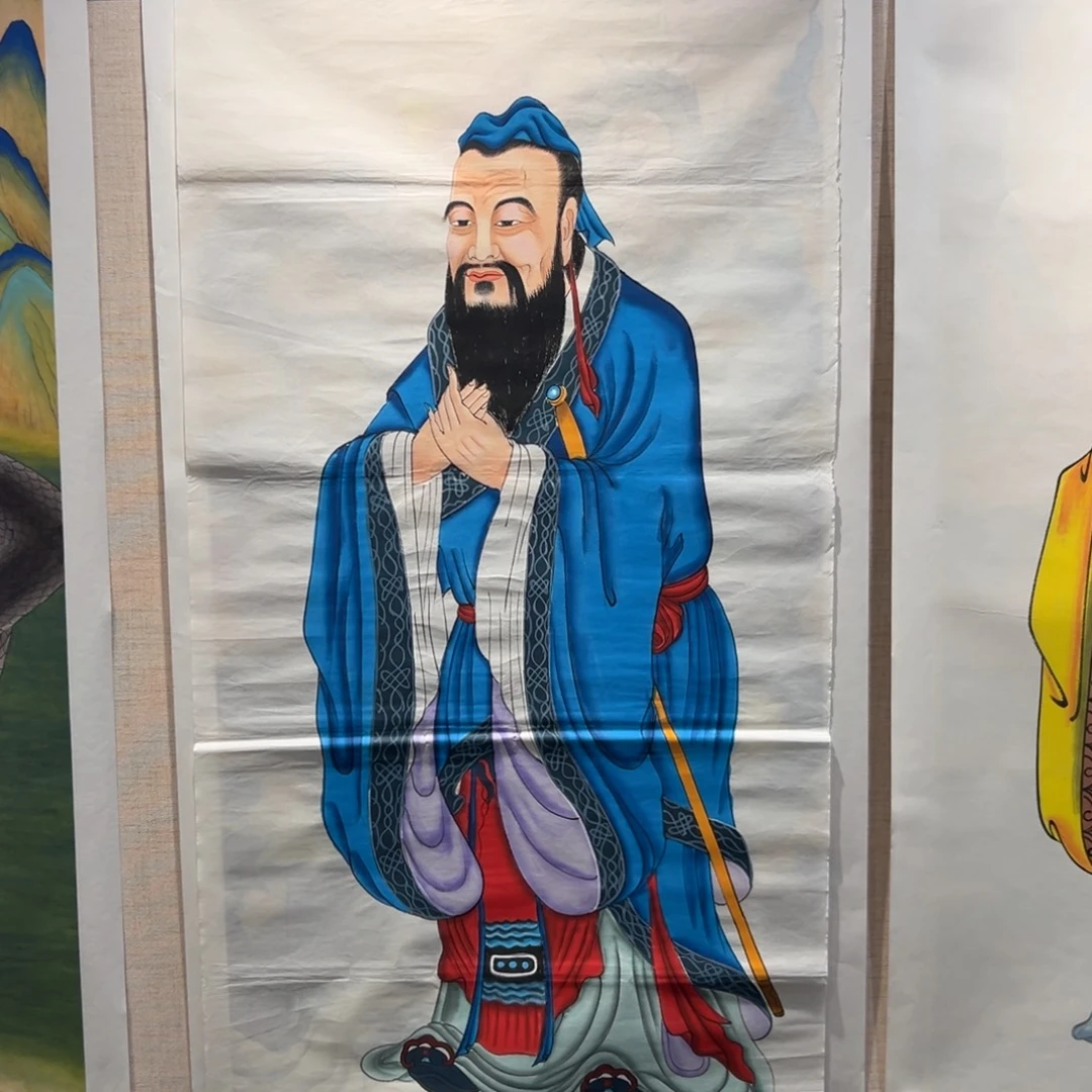 Z***国画李老师孔子像