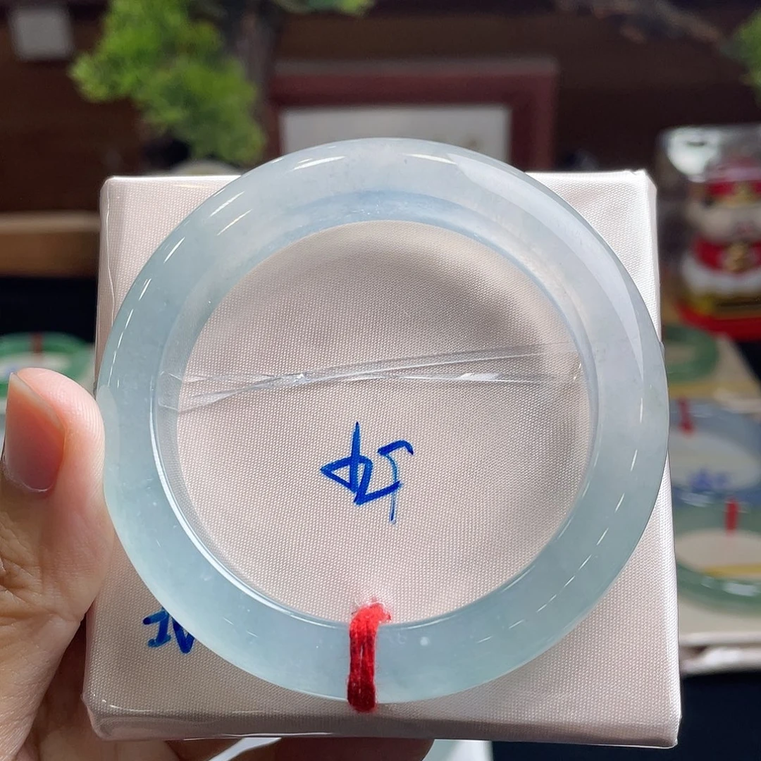 西****翡翠手镯未镶嵌54正圈分单2