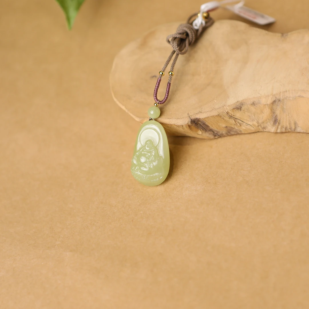 黄玉大肚佛 40*25*13mm 青海 1373-2