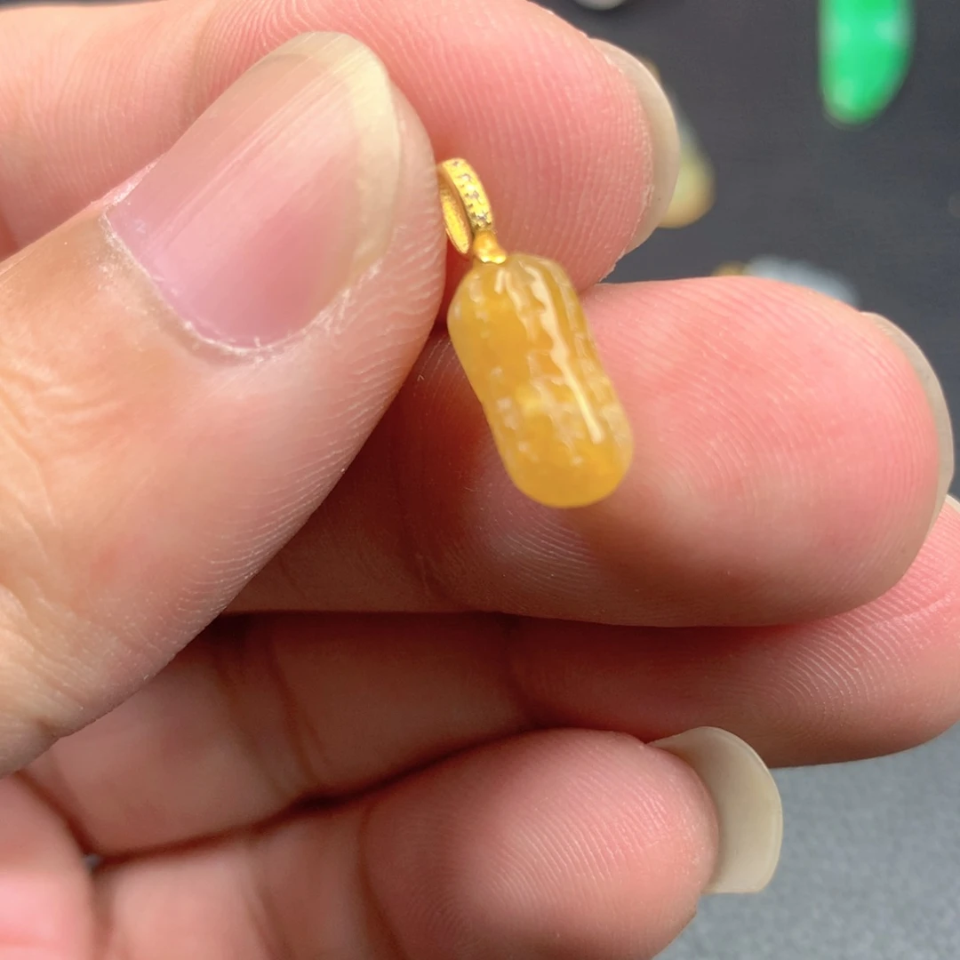 【闪购商品】翡翠18K金镶嵌颈饰翡翠