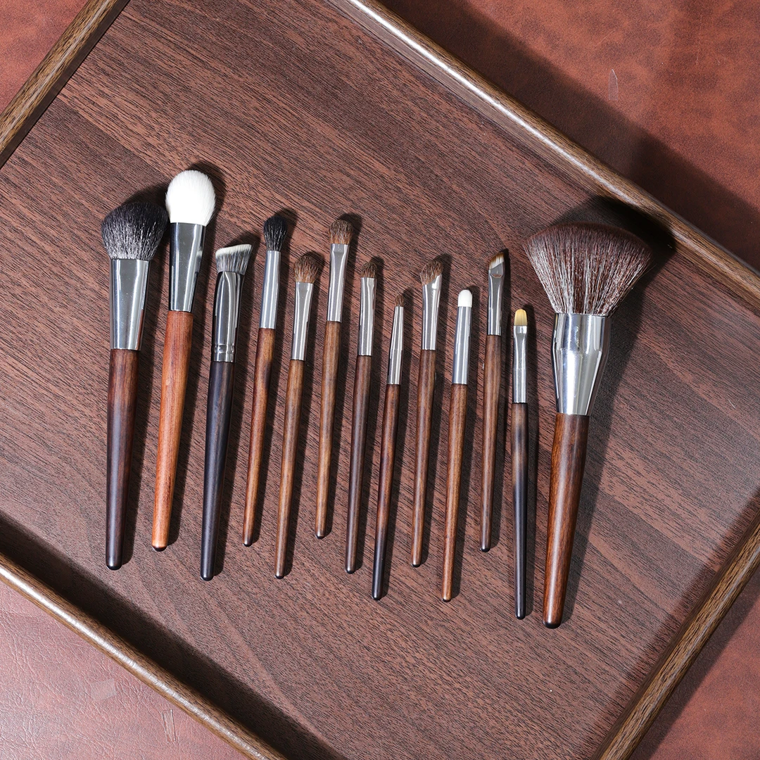 桃子吖M13动物毛化妆刷套装软毛眼影刷晕染刷鼻影刷新手必备