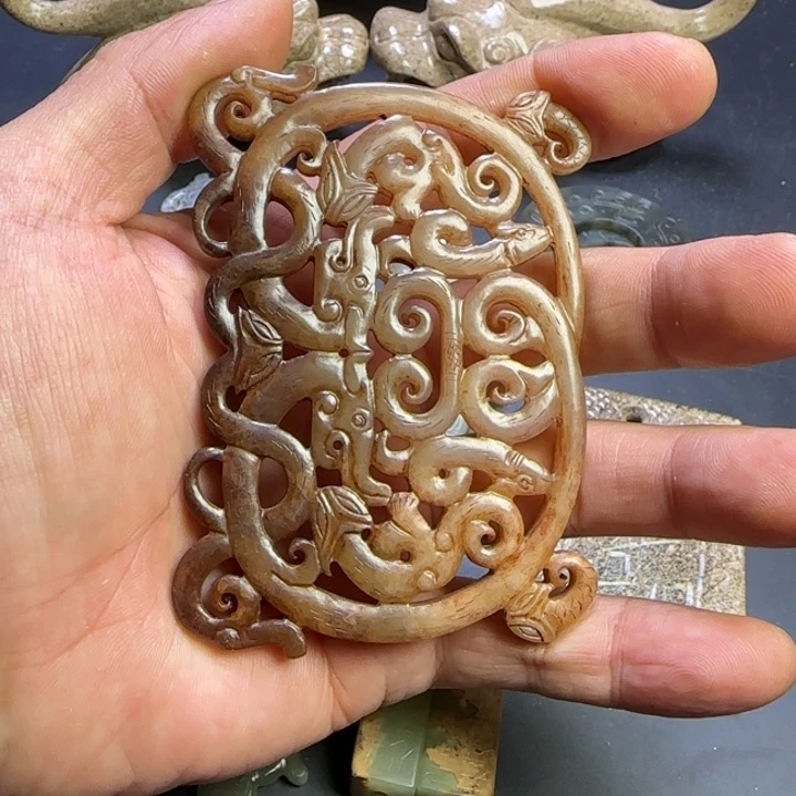 和田玉挂件未镶嵌愚*