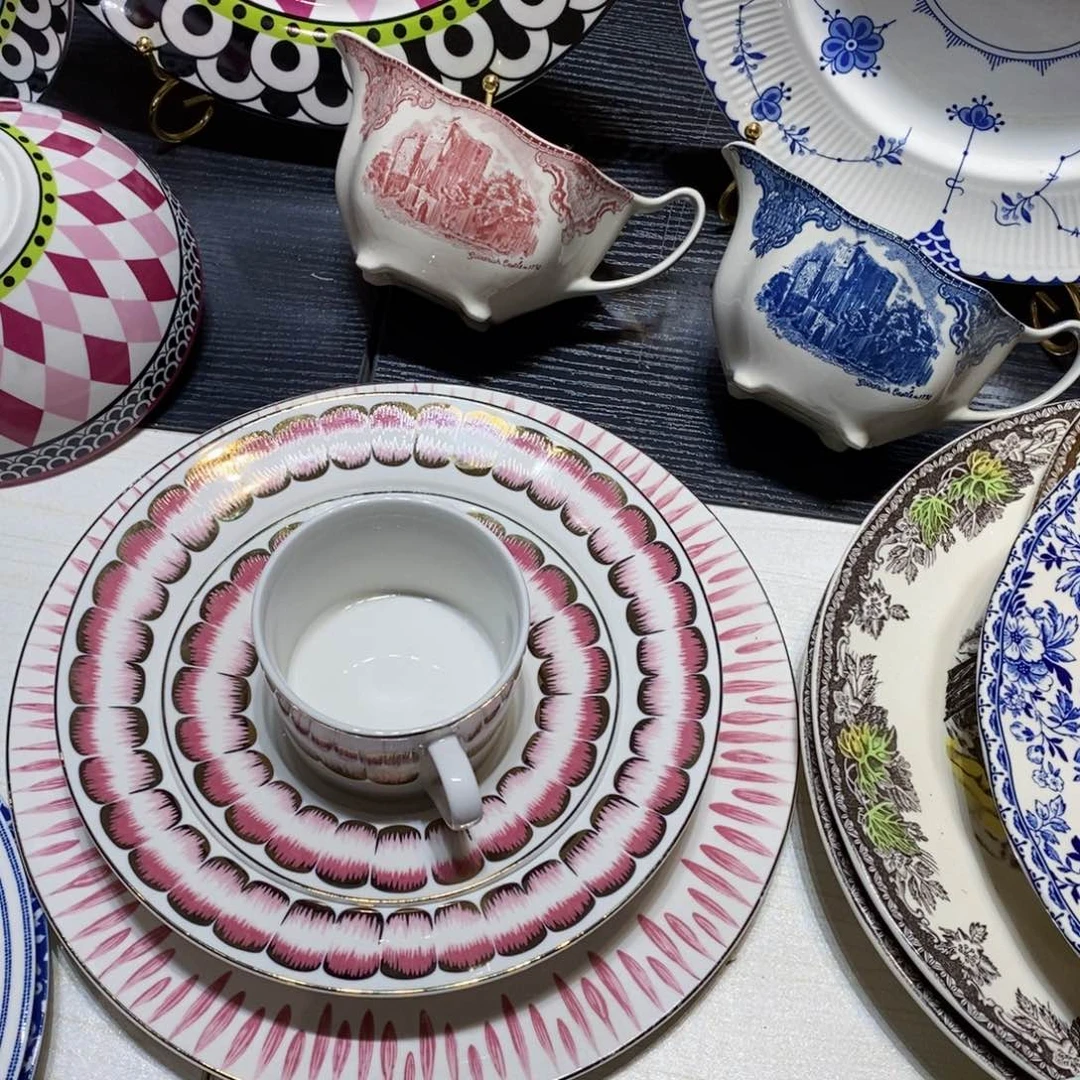 瓷全新英粉四件套