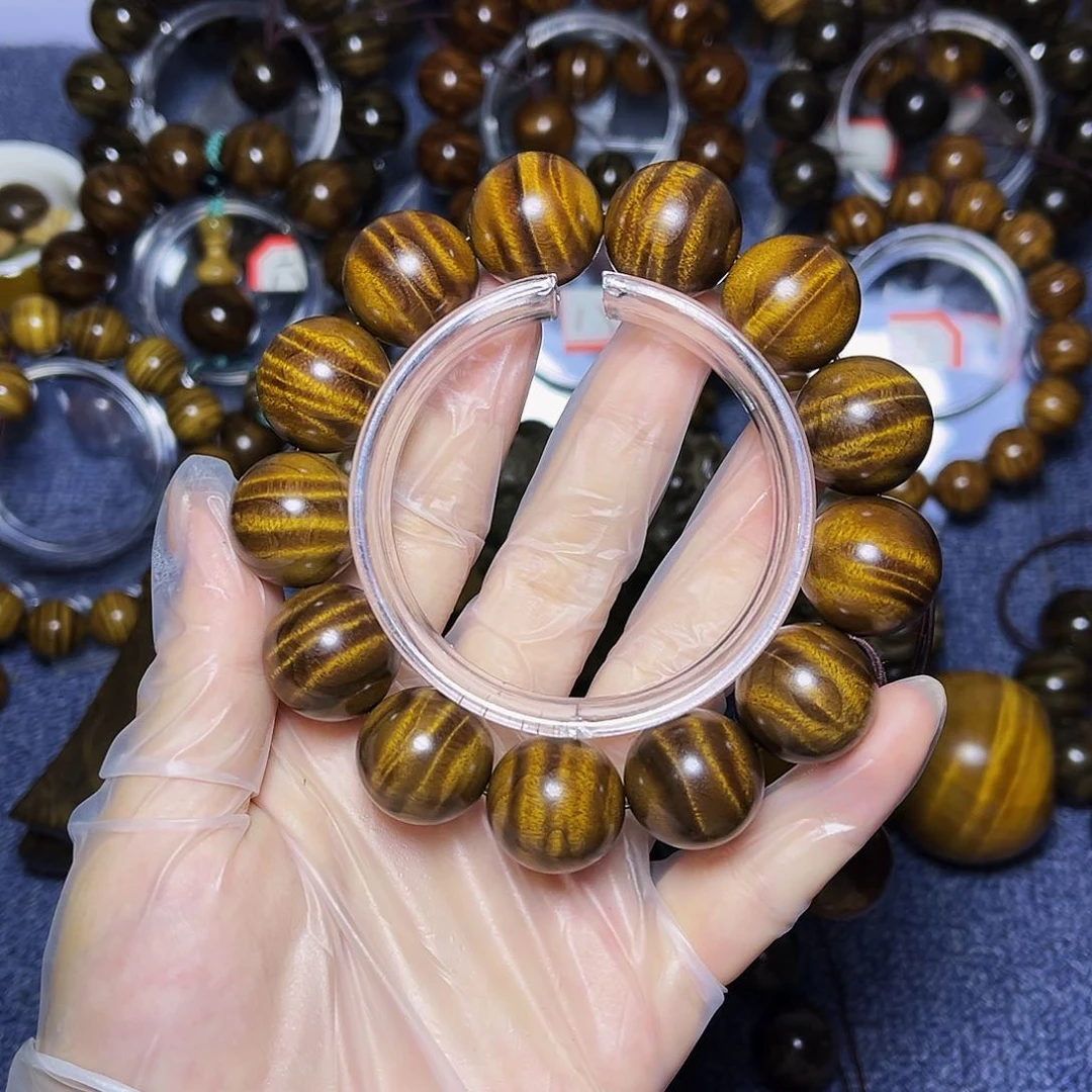 手串/手链楠木（金丝楠）1.8枯木红油底西瓜