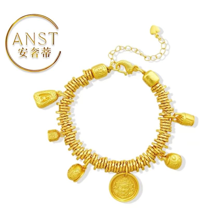 ANST/安奢蒂  新中式国风藏系盘缠手链