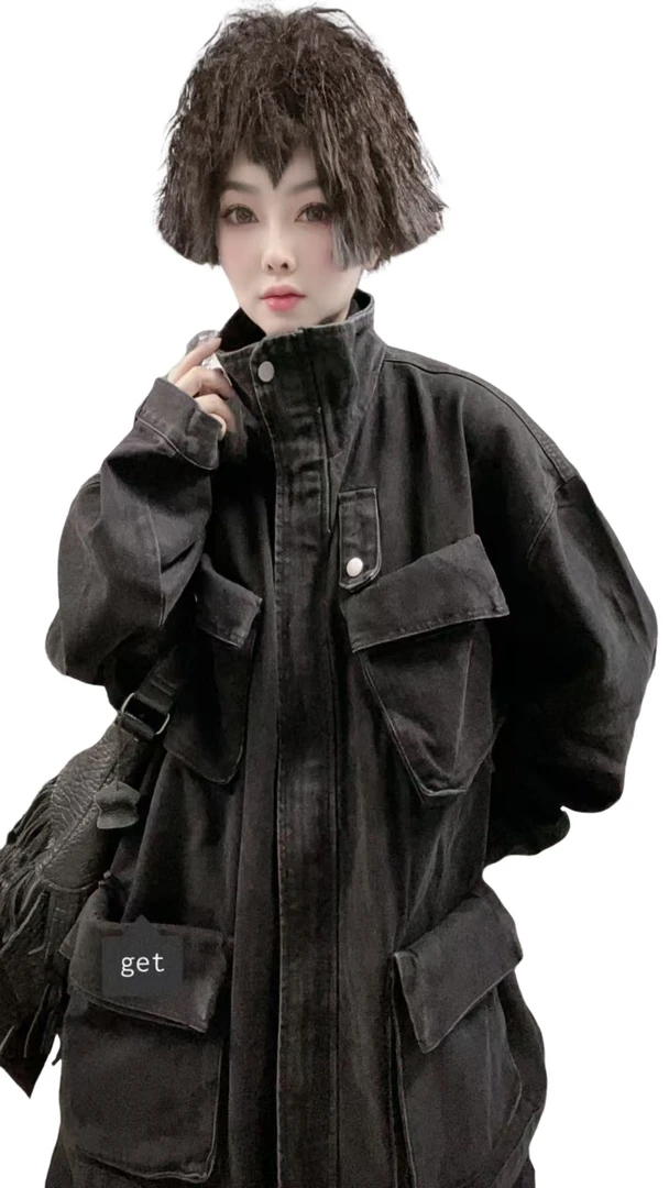 【佳老板】“9025#秋款时尚百搭休闲洋气炸街女装外套