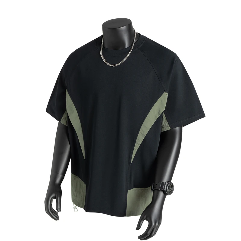 夏季新款男士潮流宽松学生短袖T恤个性潮流感气场强大高级感男装