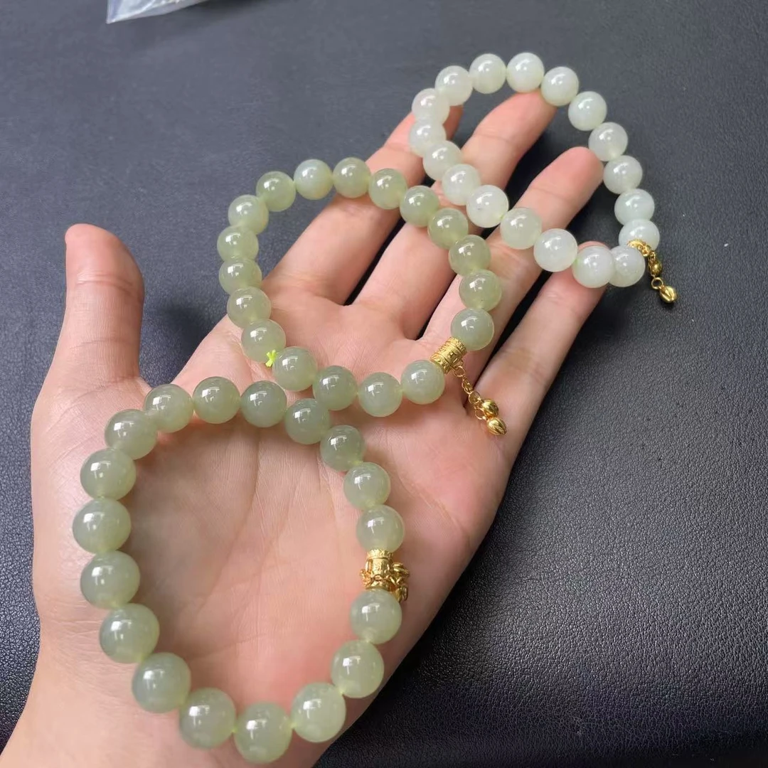 【玉经纶】506800/Q31-和田玉手串-多样性发其一