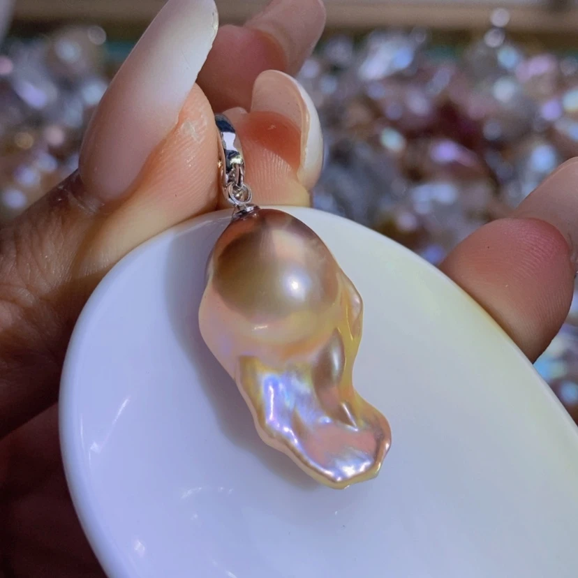 【闪购商品】合金淡水珍珠天然珍珠（微瑕）