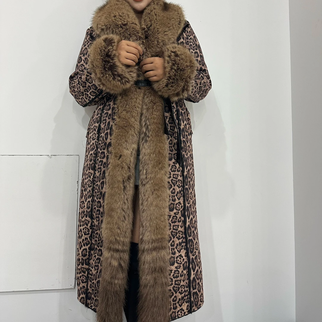 半开领图片色中国码半高领女V领长款灰色