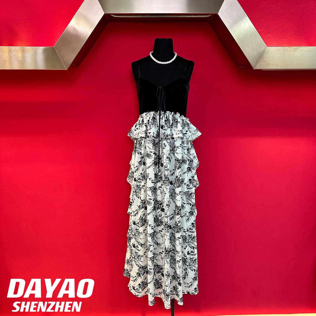 「DAYAO」 24新款显瘦法式长裙气质名媛高级感轻奢高档女装WY123