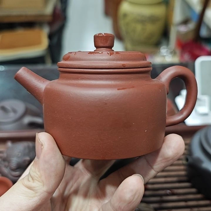 紫砂茶壶红皮龙内推德中160cc