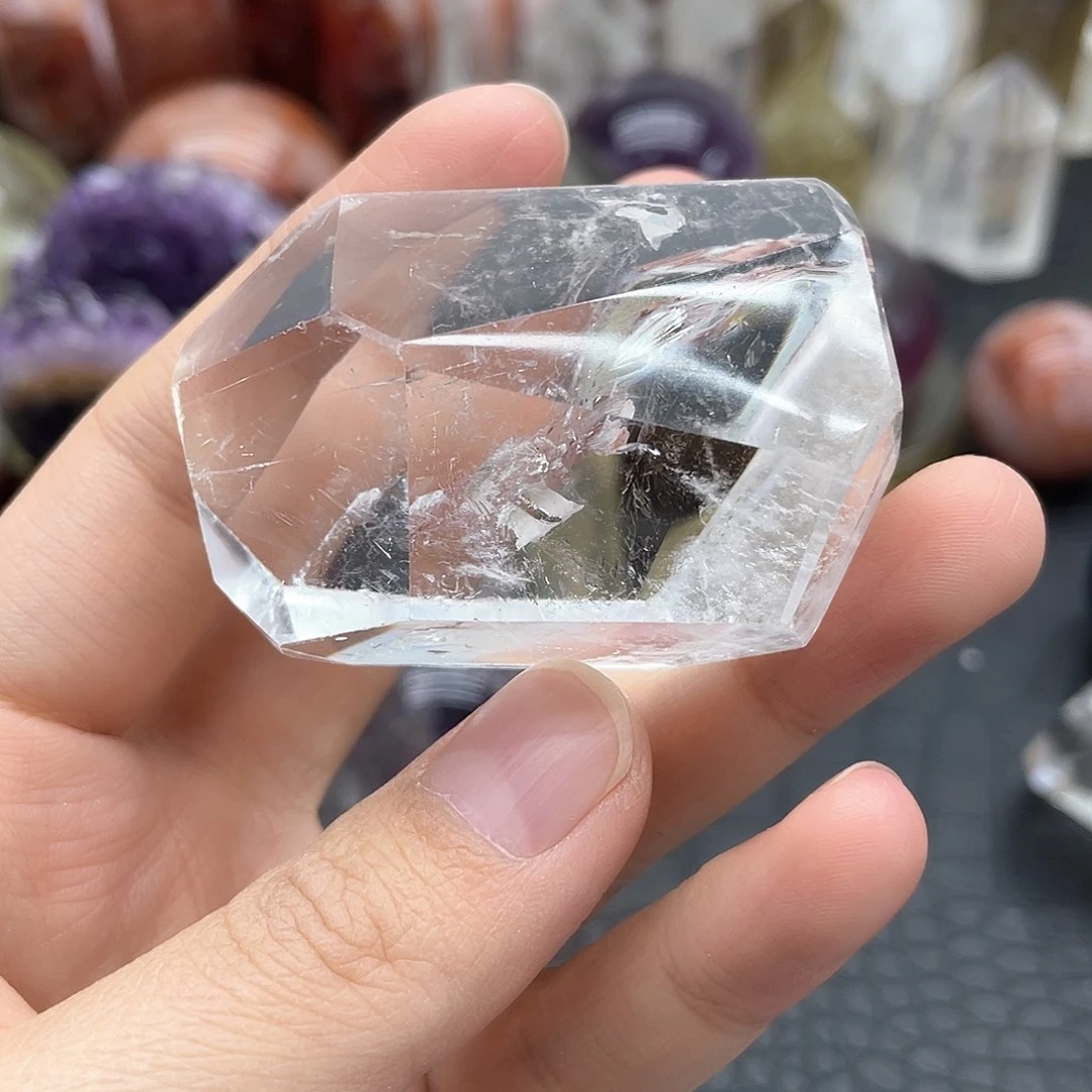 发晶未镶嵌珠宝半成品50白随行无暇