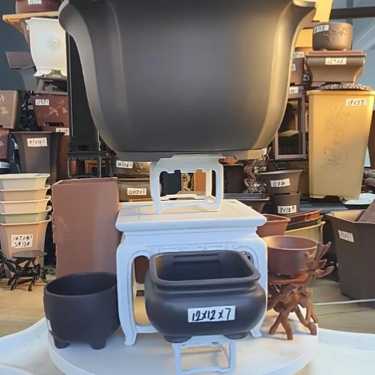 34×19四叶草圆盆咖色Ⅰ只十29八角Ⅰ只