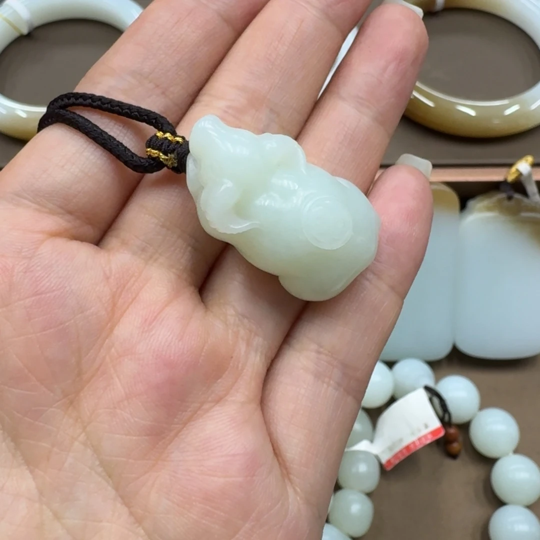 吊坠(不含链)未镶嵌和田玉