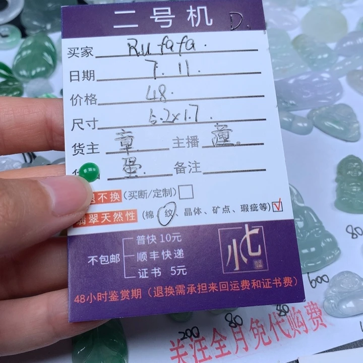 翡翠未镶嵌颈饰R****a