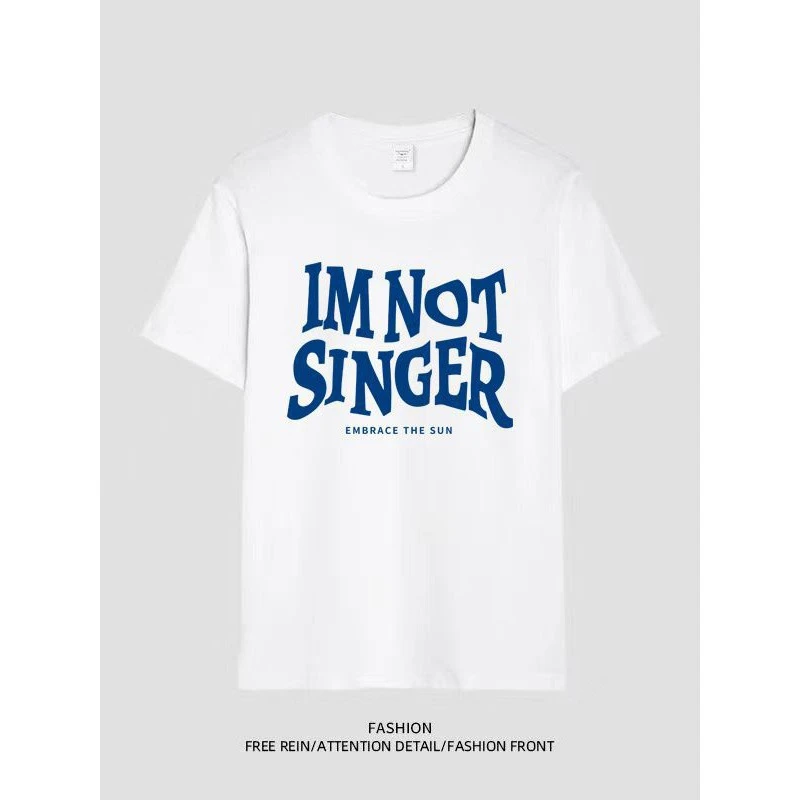 短袖T恤休闲圆领体恤衫同款情侣装卡通体恤衫上衣闺蜜百搭女男女