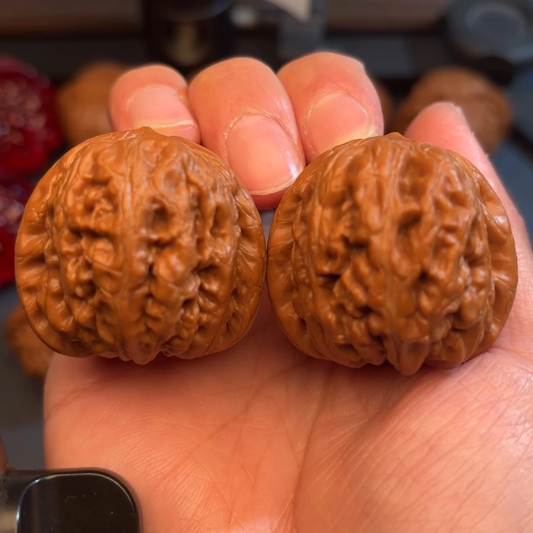 文玩核桃把件41平谷元宝