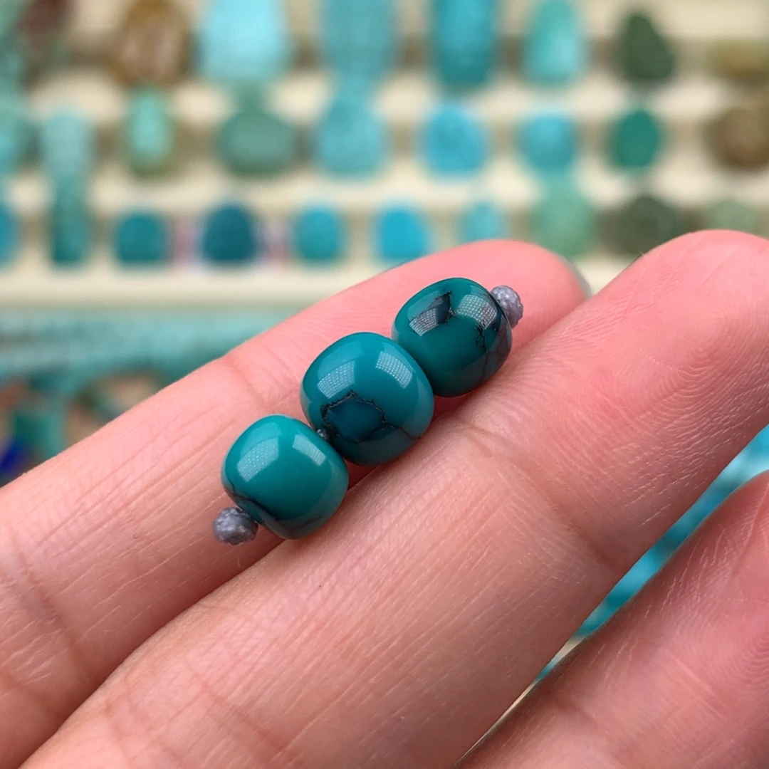 未镶嵌绿松石珠宝奇石7.3-6.5