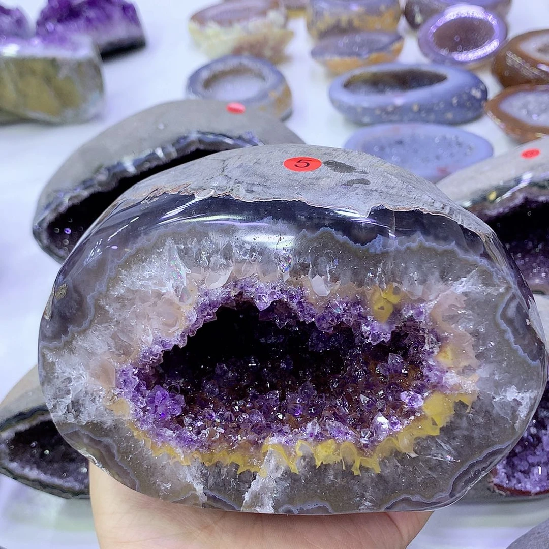 栗***～未镶嵌大型摆件（非配饰）紫晶