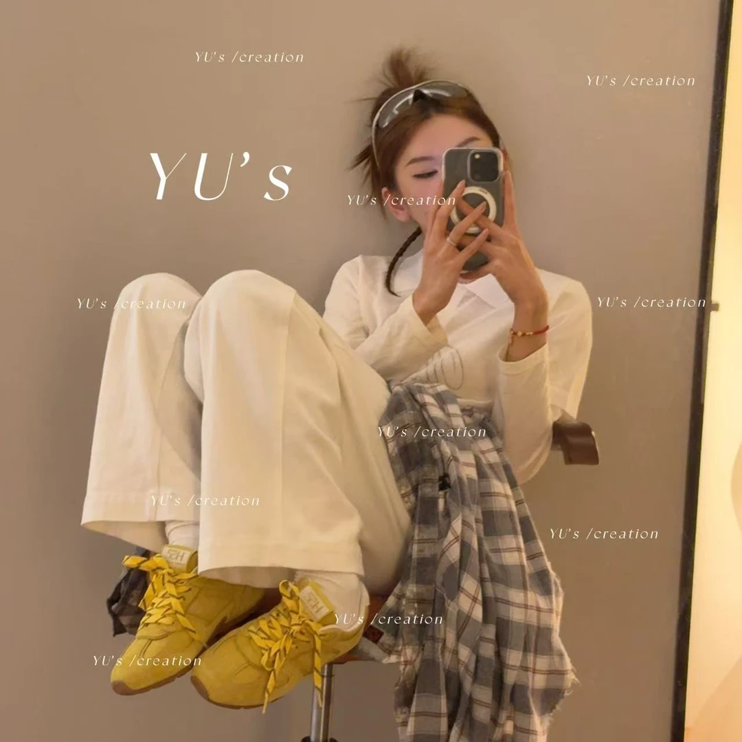 spain“巴塞罗那之夏”赛车风无骨德训鞋小黄鞋～35-2264【X】