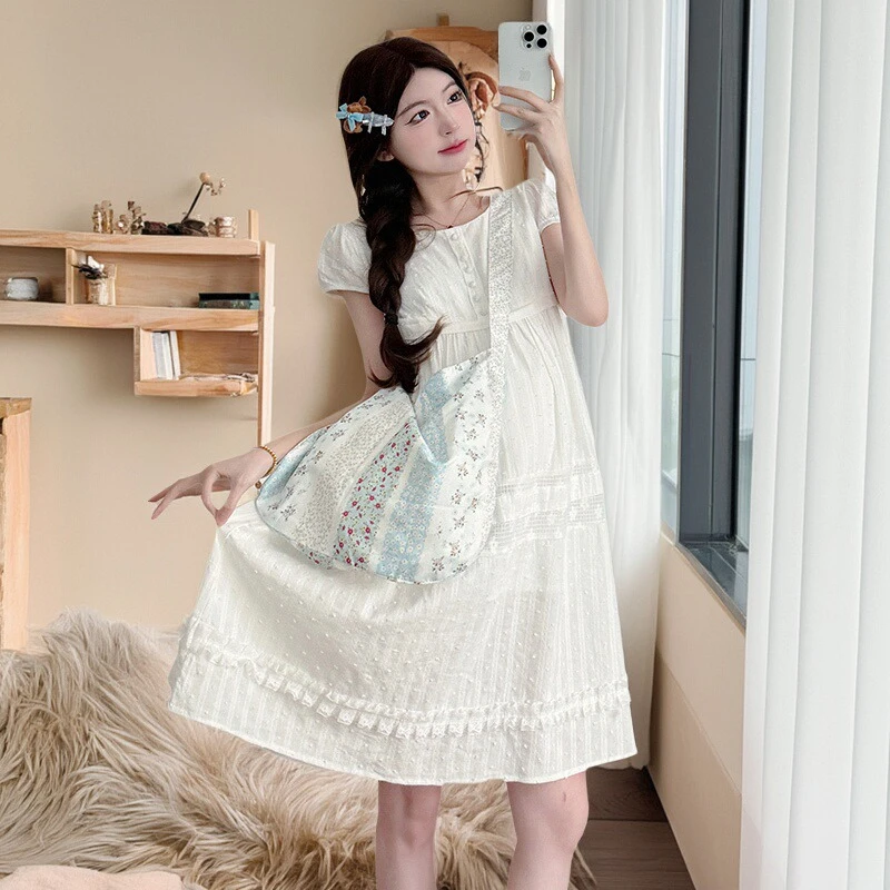 孕妇装2025新款慵懒风衬衣甜美减龄格子裙夏季孕妈穿搭两件套装裙