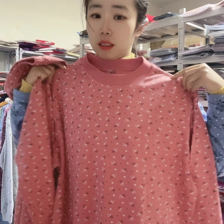 棉纯棉秋衣秋裤170斤宽松
