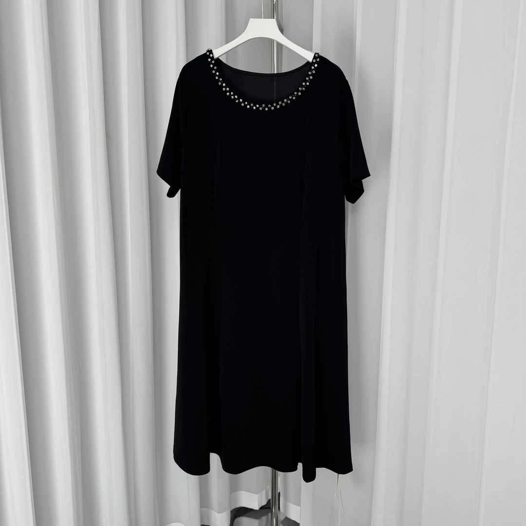 【芮娜依莲】T夏季轻奢设计师款连衣裙-5209