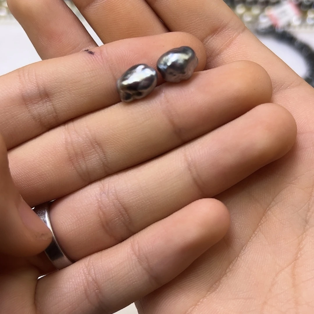 耳饰未镶嵌海水珍珠