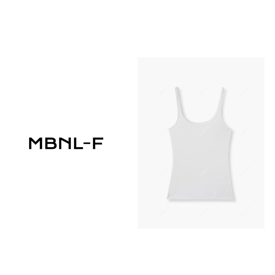 MBNL-F极简背心 2024S/S 百搭纯色背心 秦磊XM-BX5586
