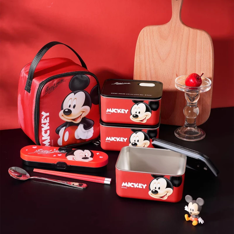 Disney迪士尼米奇系列小方盒-2个装-带保温袋（无礼盒）