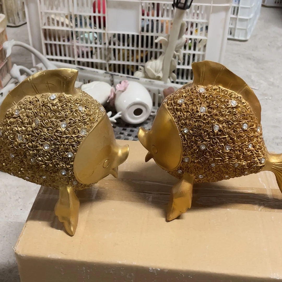 树脂金鱼一对11111