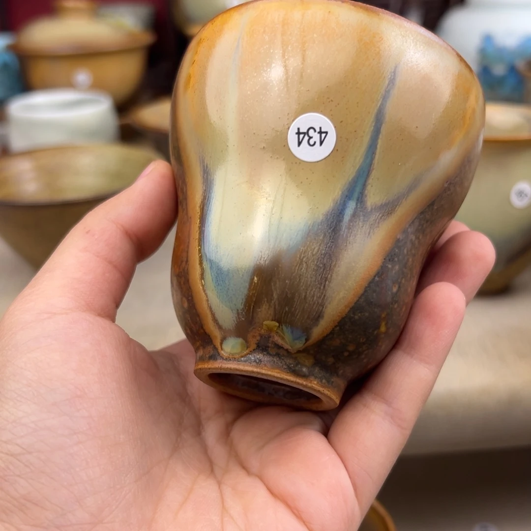 杯纯手工柴烧主人杯