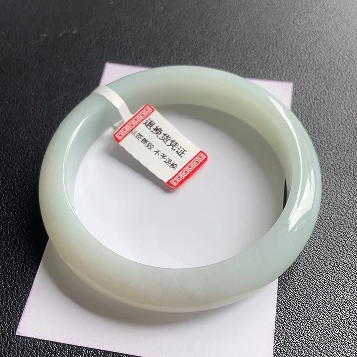 翡翠未镶嵌手镯57.58
