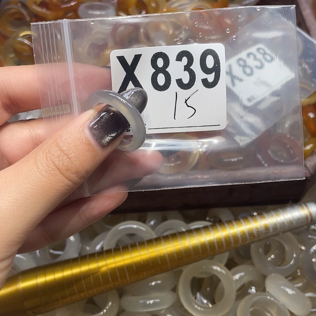 玛瑙/玉髓未镶嵌戒指839