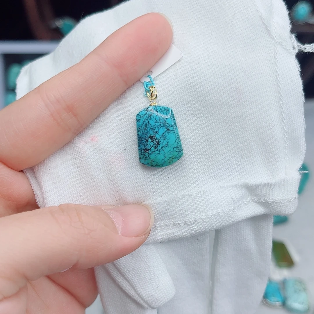 绿松石18K金镶嵌绿松石