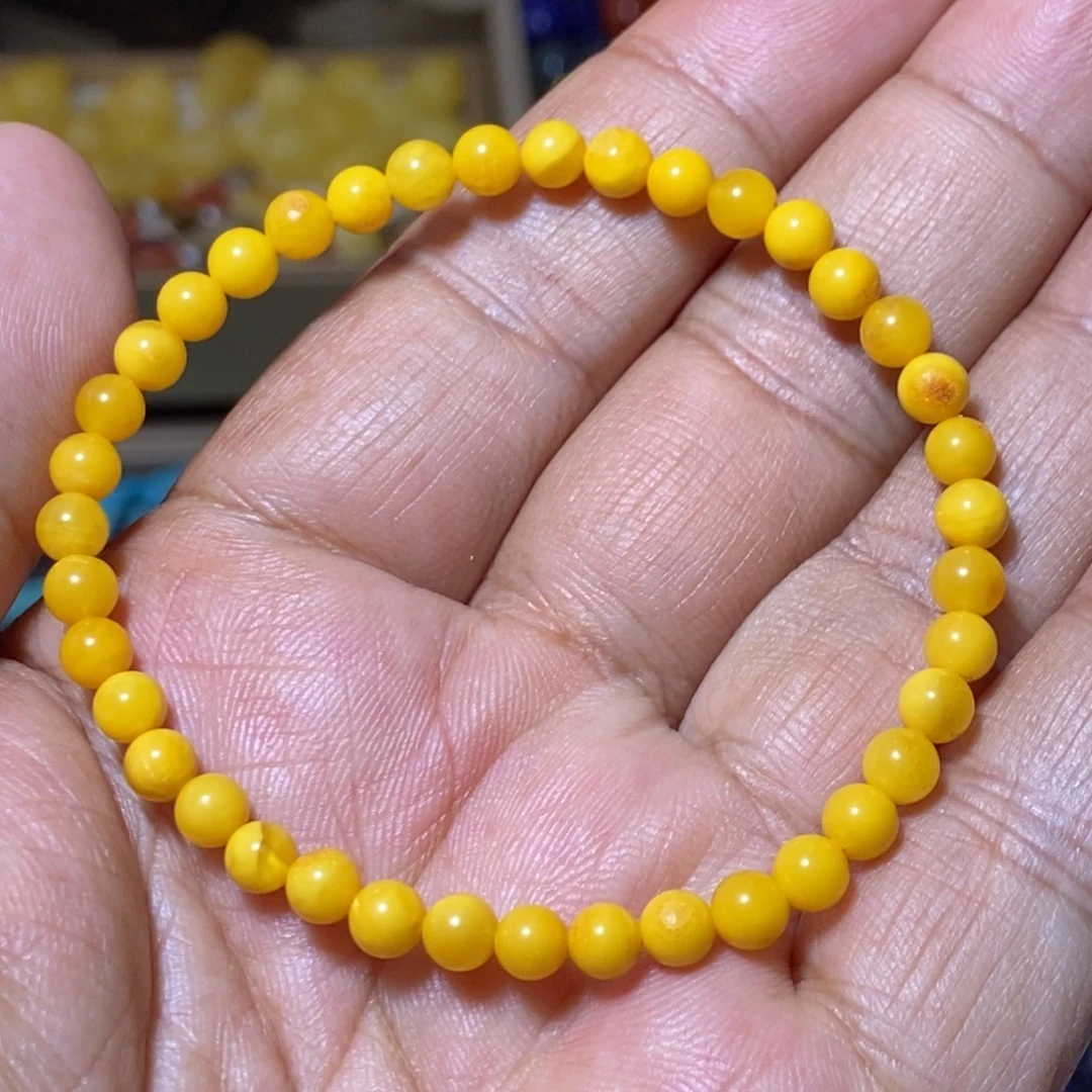 蜜蜡未镶嵌裸石配饰