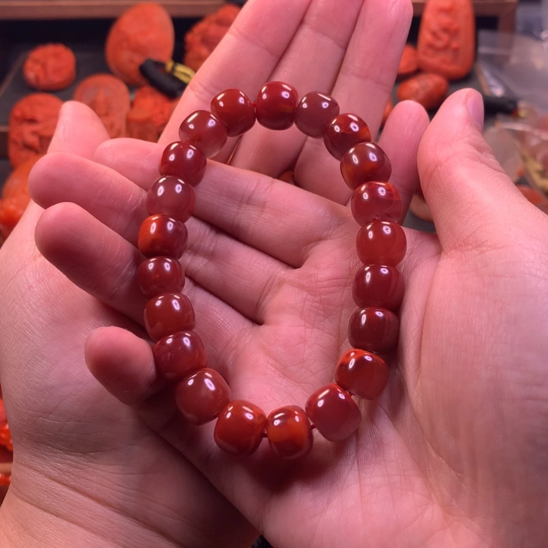 【闪购商品】未镶嵌单圈手串南红玛瑙