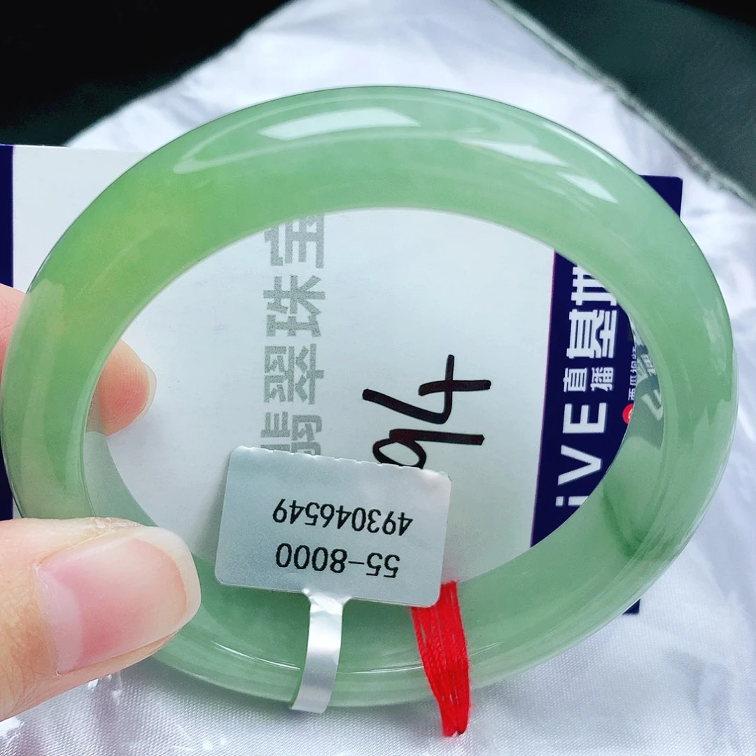 翡翠手镯未镶嵌缅甸天然A货翡翠手镯