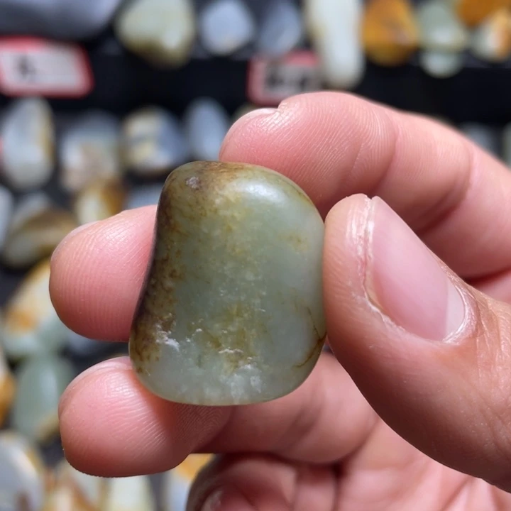 和田玉未镶嵌挂件62