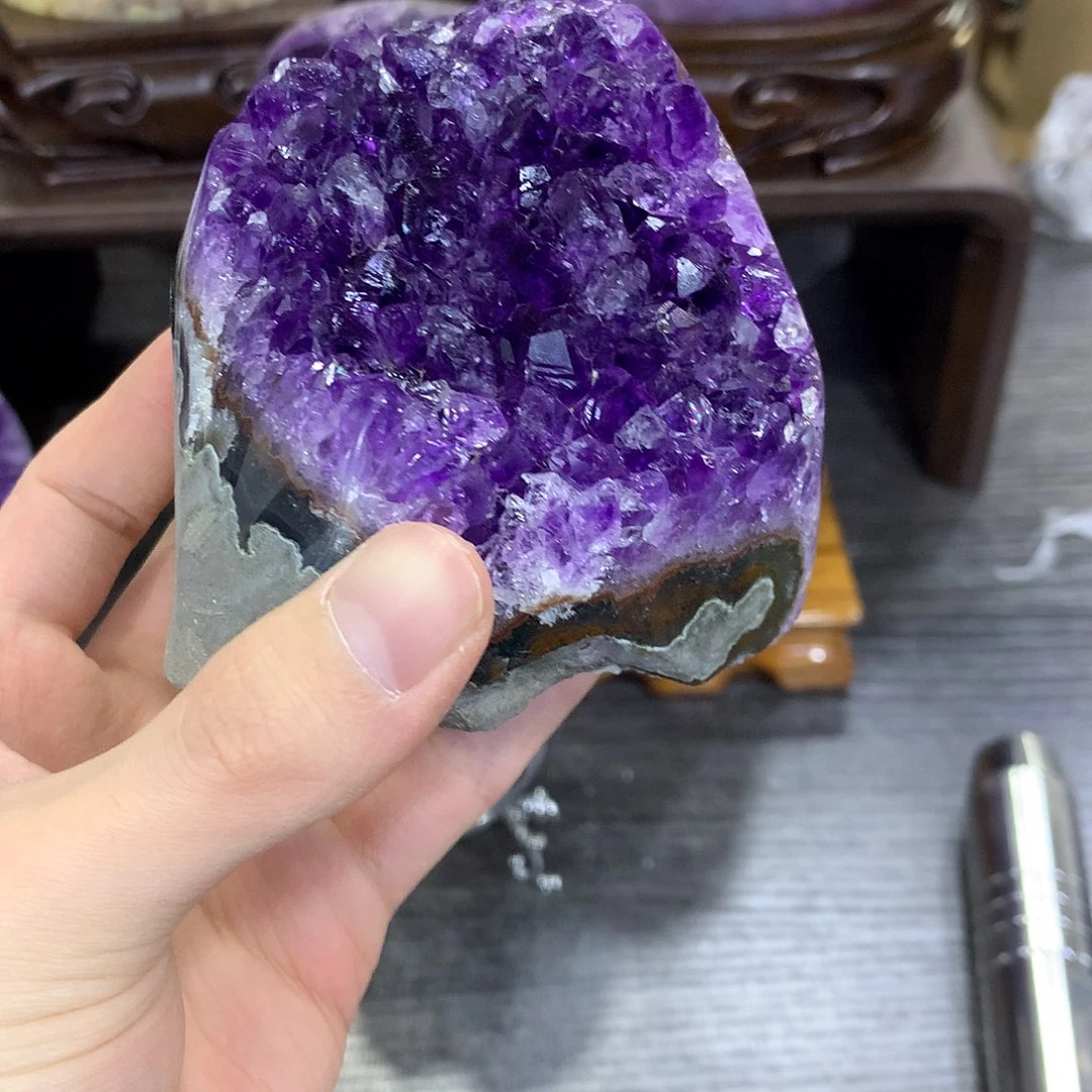 紫晶珠宝半成品未镶嵌142