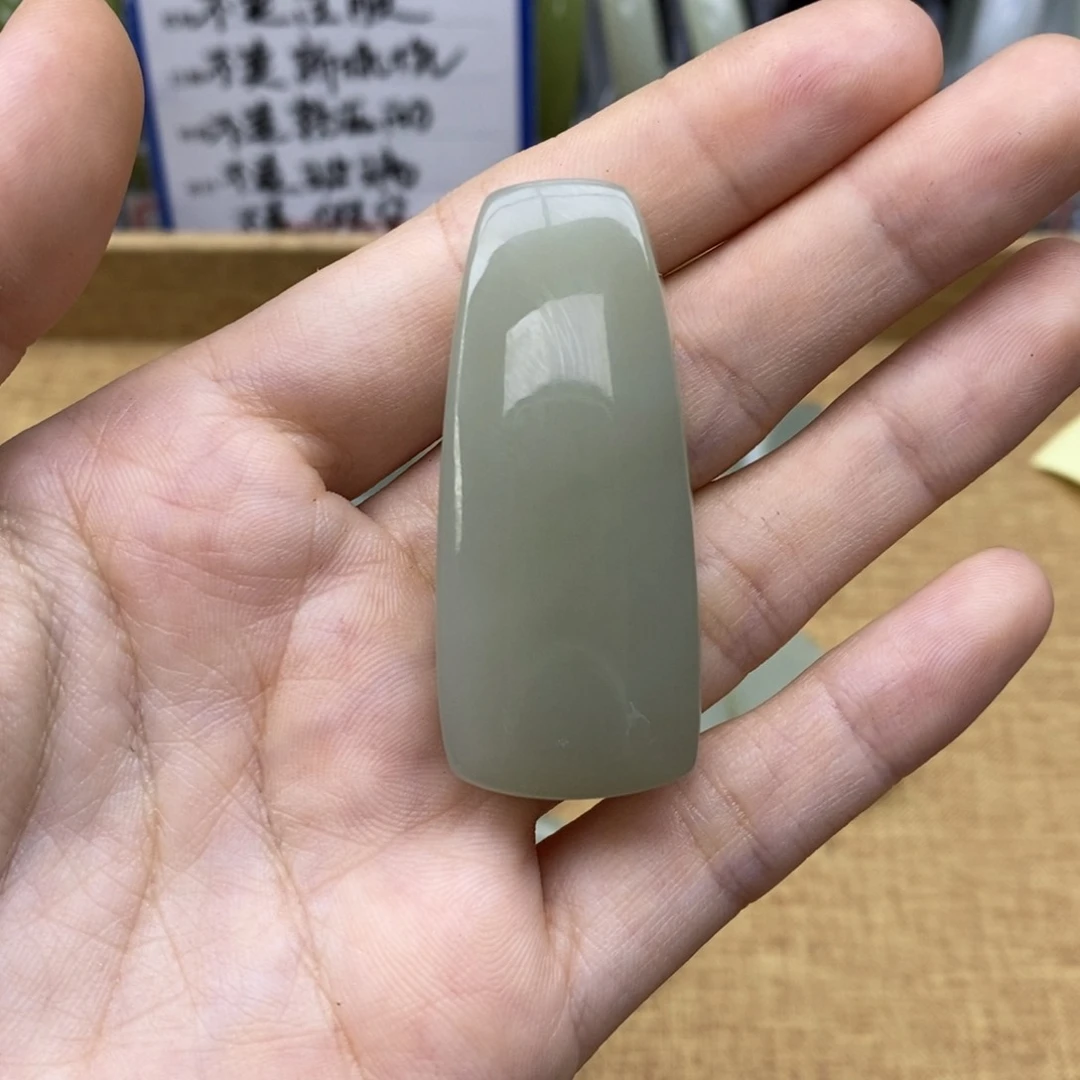 和田玉未镶嵌挂件最***子