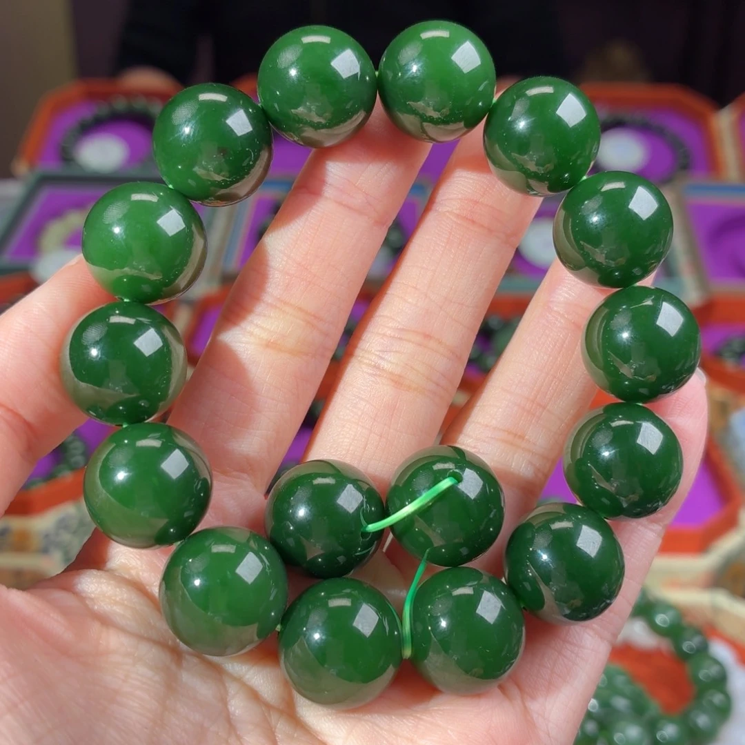 和田玉（碧玉）未镶嵌手串