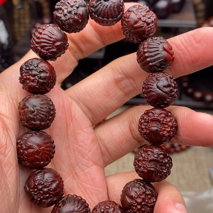 檀香紫檀（小叶紫檀）手串/手链1.5貔貅