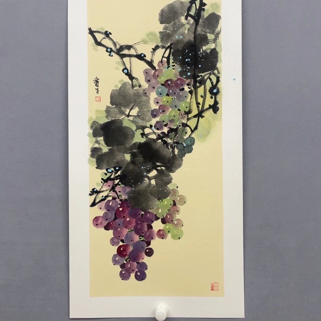 国画艺术家真人手绘