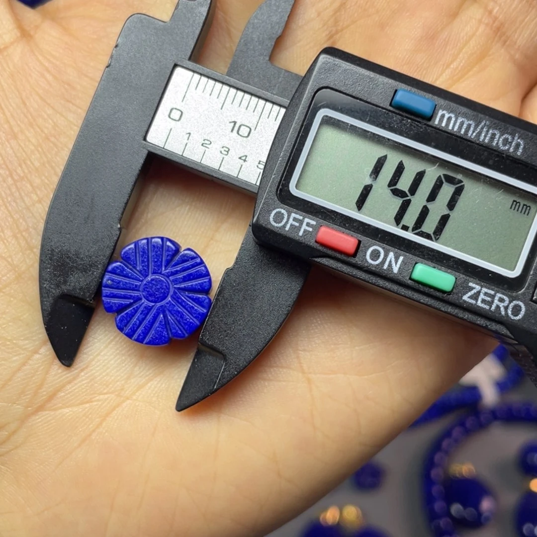 青金石未镶嵌14mm小雏菊配饰