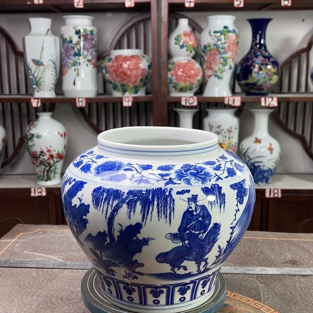 陶摆件景德镇陶瓷鬼谷