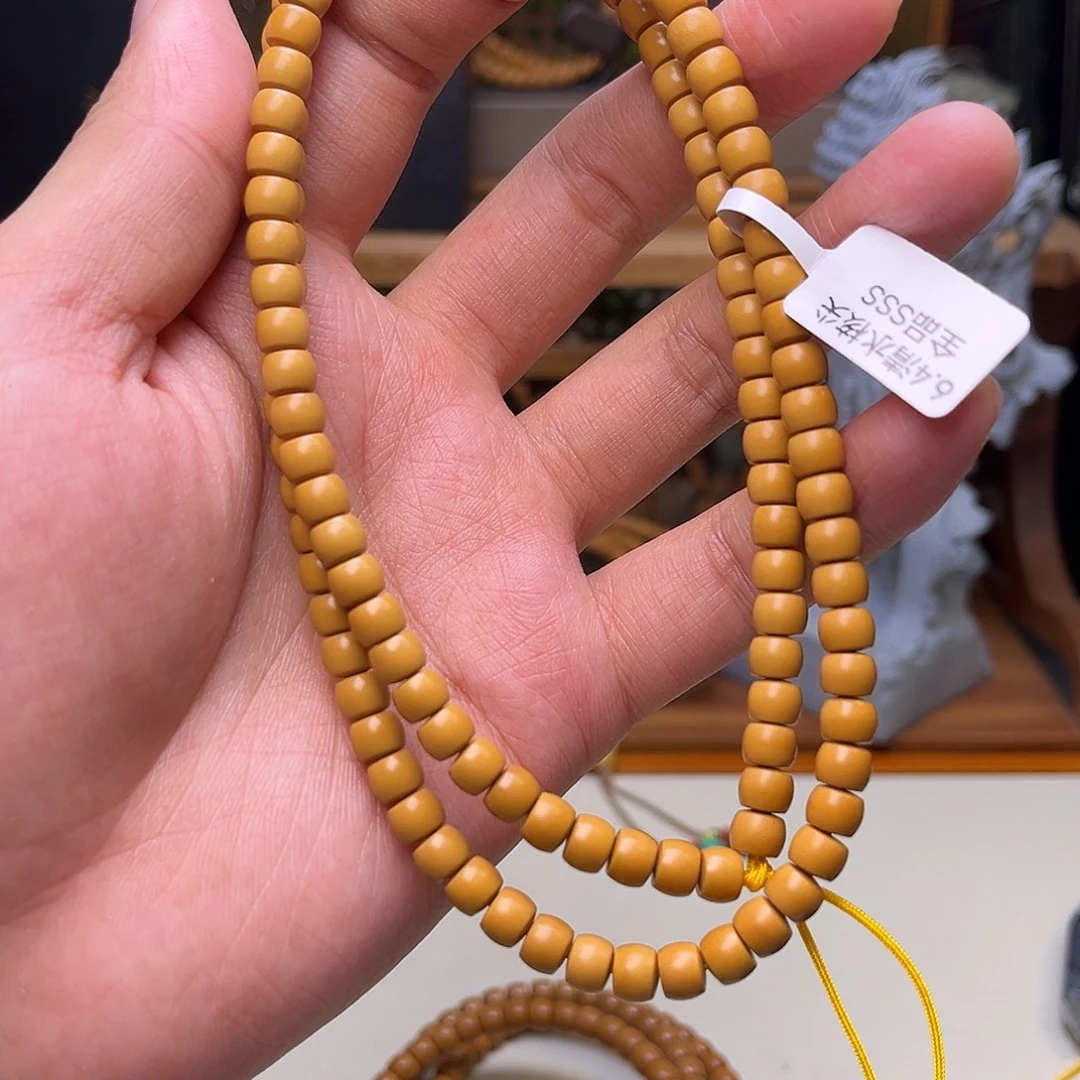 橄榄核手串/手链【听松文玩】sss级工艺精品橄榄核尖长串6.0素